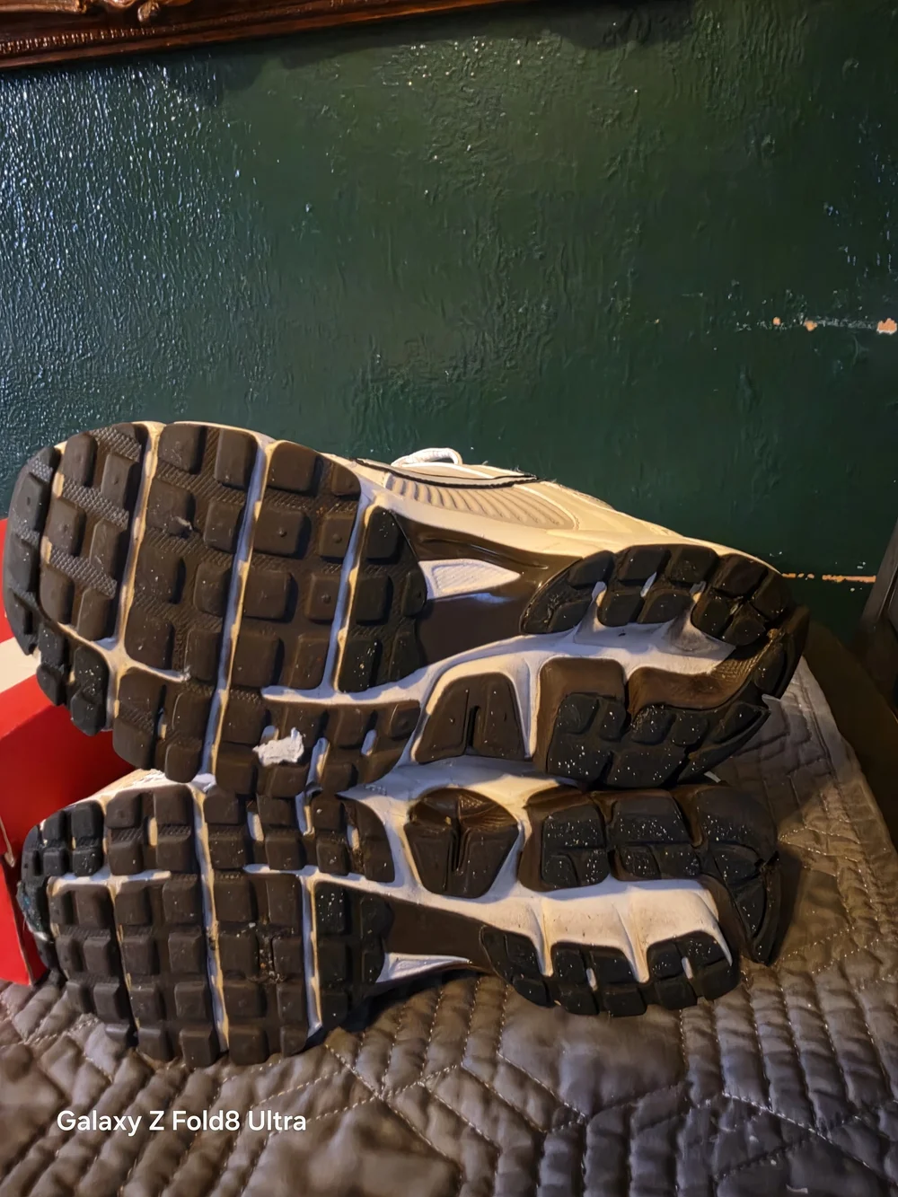 Nike Woman's White and Black Running Shoes